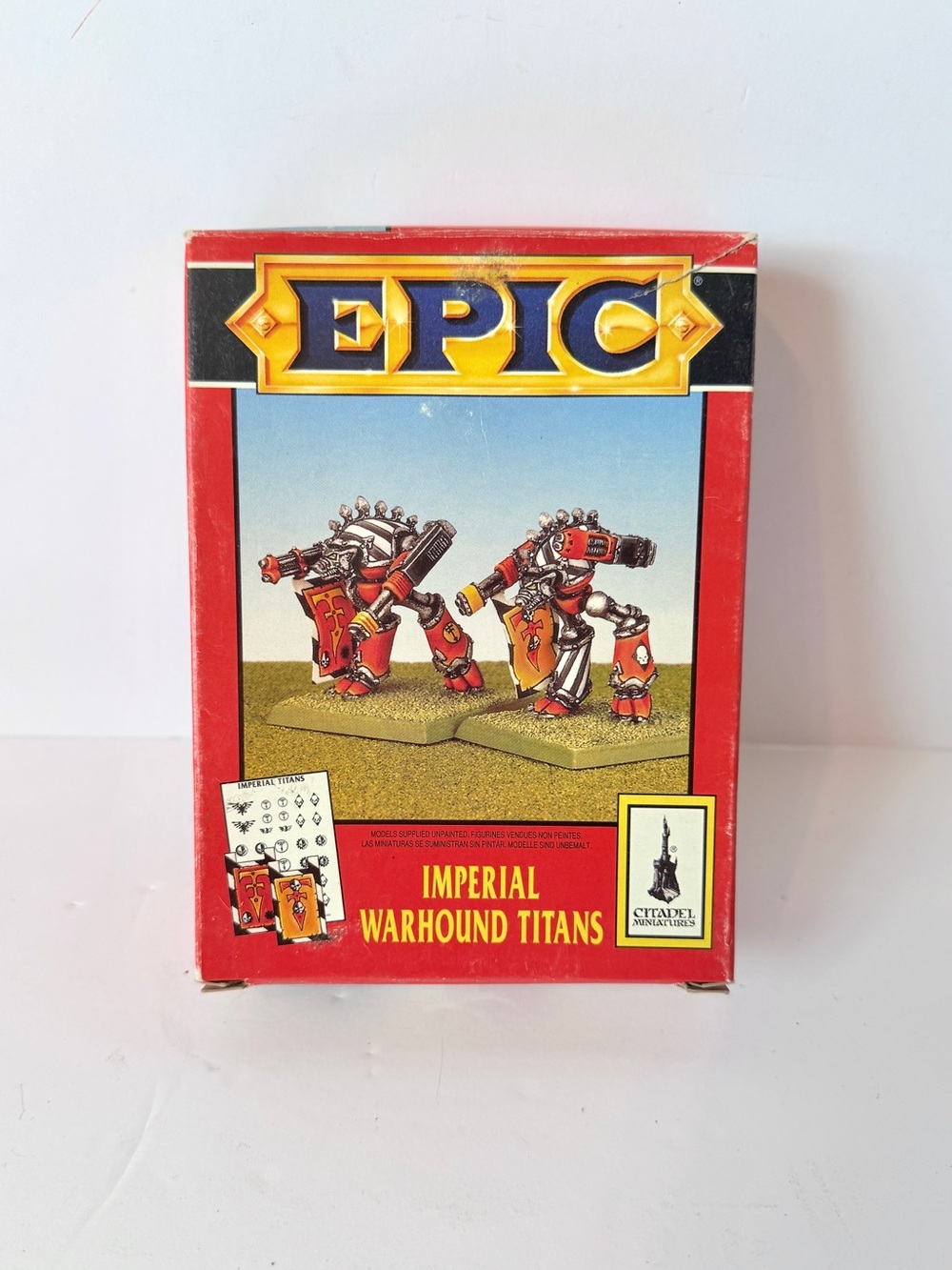 NOS Vintage Epic 40K Imperial Warhound Titans Box Set (1994 Citadel) – Metal OOP